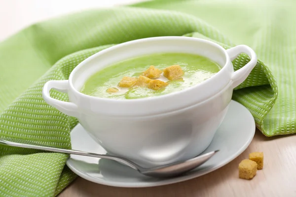 クリーミーな野菜スープ — ストック写真