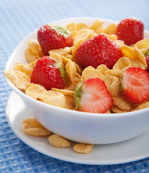 Cereal Strawberry — Stock Photo, Image