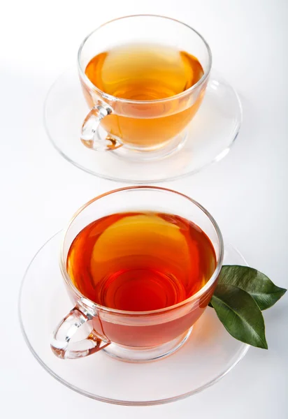 Дві чашки чаю — стокове фото