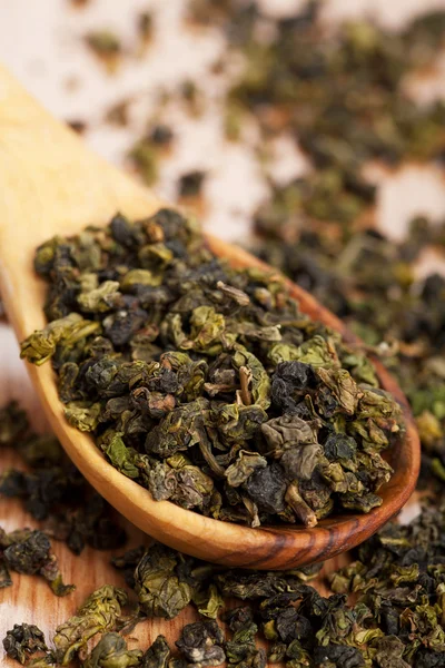 Chá Verde Seco — Fotografia de Stock