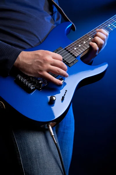 Gitarzysta rockowy — Zdjęcie stockowe