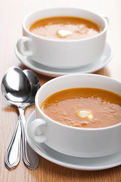 Kremowa zupa jarzynowa — Zdjęcie stockowe