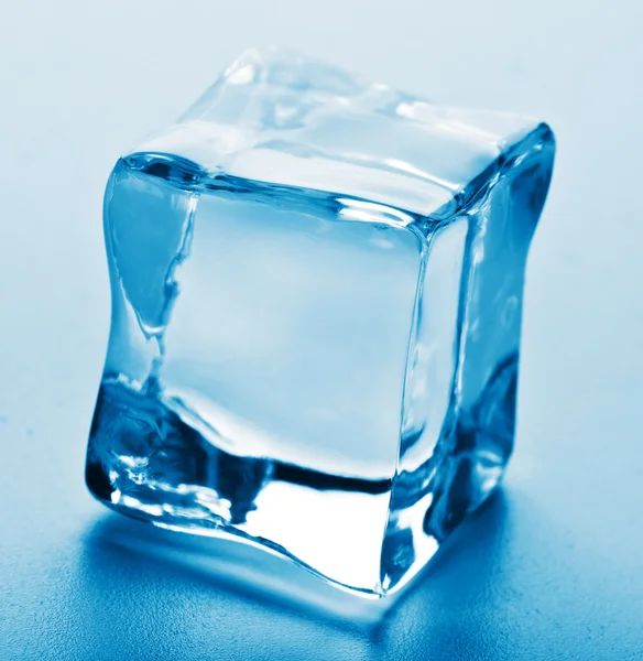 Макрос кубика льоду — стокове фото