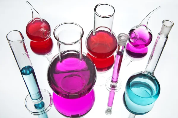 Artículos de vidrio químico — Foto de Stock