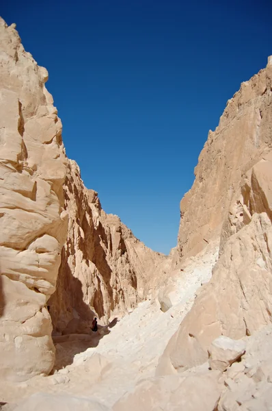 Vit canyon i Egypten. — Stockfoto