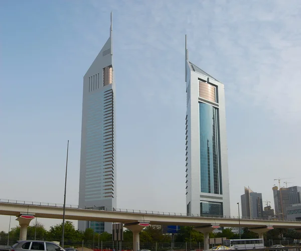 The emirates towers, Dubai — Stock Photo, Image