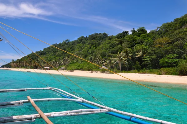 Bela paisagem tropical de Boracay — Fotografia de Stock