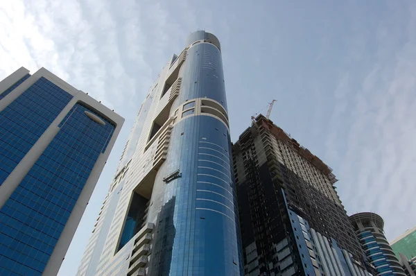 Hochhausbau Dubai Uae lizenzfreie Stockfotos