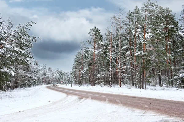 아름 다운 겨울 경치 — 스톡 사진