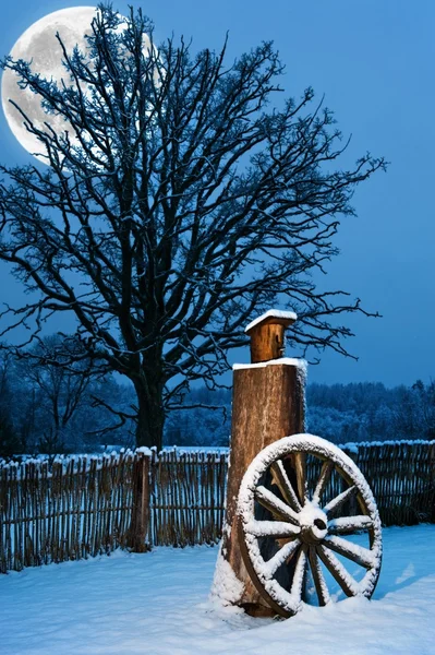 Krásné zimní malebné — Stock fotografie