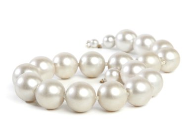 Beads from pearls (shallow DOF) clipart