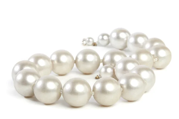 Korálky z perel (mělké Dof) Stock Obrázky