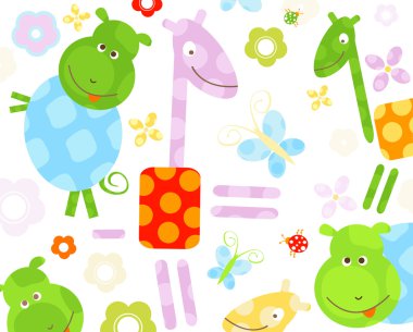 Cute animals clipart