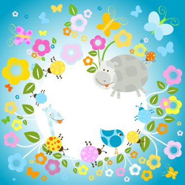 Nature background clipart