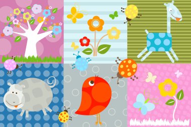 Nature background clipart