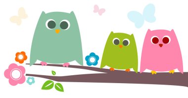 Cute Owls clipart