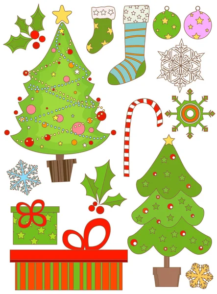 Christmas set — Stock Photo, Image