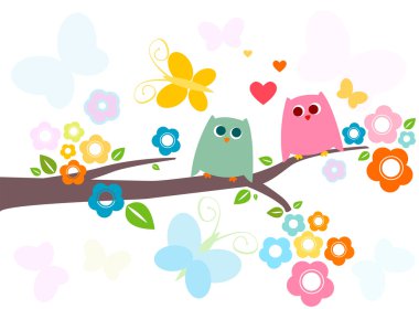 Cute Owls clipart