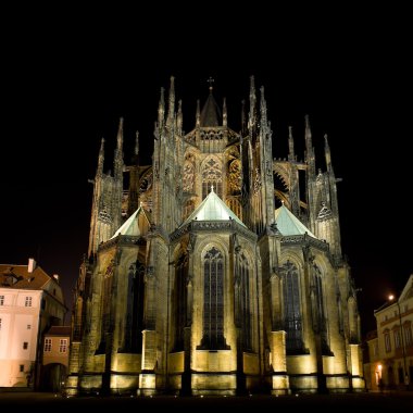 Saint Vitus' Cathedral in Prague clipart