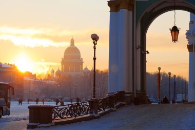 Cathedral in snow clipart