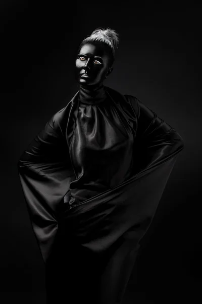 Absolutely Black Black Black Make — Stock Photo, Image