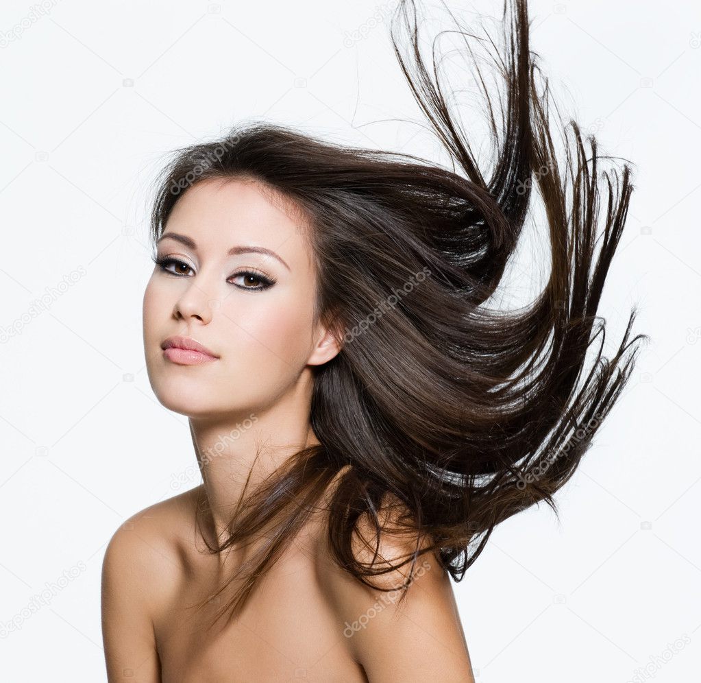 Sensual young woman with creative hairstyle — Stock Photo © valuavitaly ...