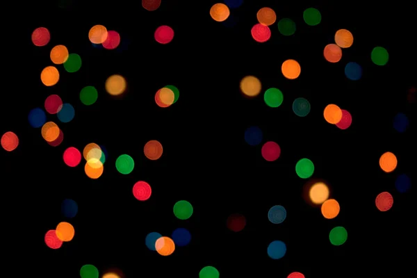 Holiday decor mix color light — Stock Photo, Image