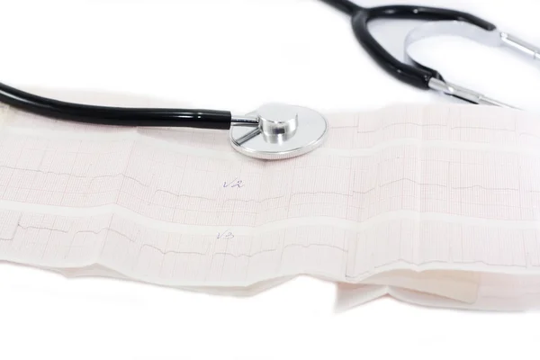 Stetoskop Serce — Zdjęcie stockowe