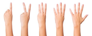 Hands signs clipart