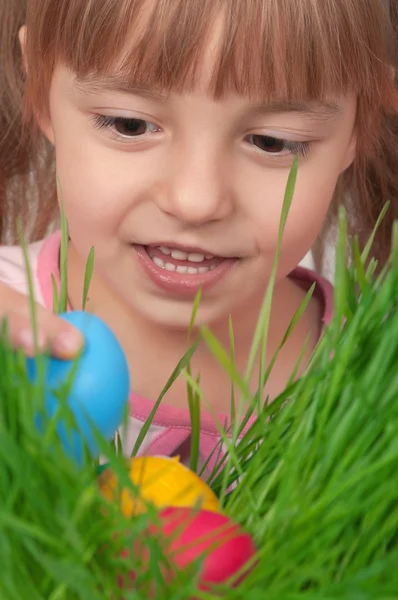 Easter eggs hunt — Stock Photo, Image