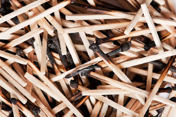 Burned matches — Stock Photo, Image