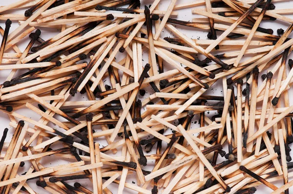 Burned matches — Stock Photo, Image