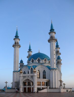 kazan kremlin de cami kul Şerif. Rusya