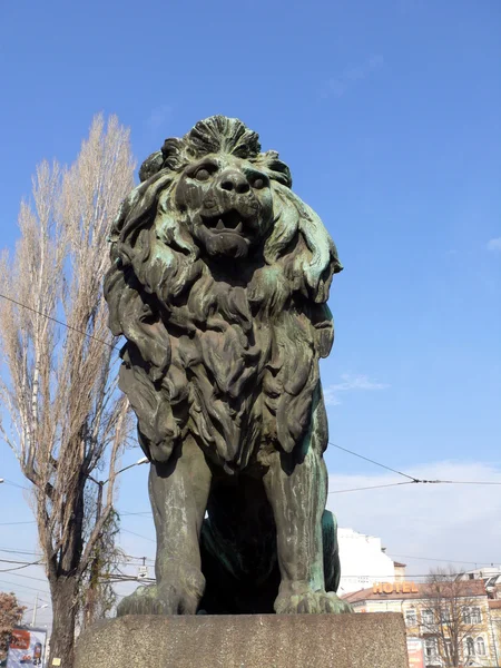 Monument Lion Bridge Sofia Bulgaria — Stock Photo, Image