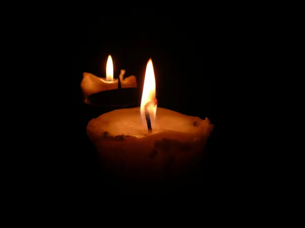 Φλόγα Του Κεριών — Φωτογραφία Αρχείου