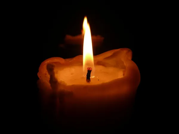 Полум'я свічок — стокове фото