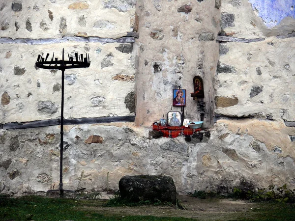 Alte christliche ruinen in melnik, bulgarien — Stockfoto