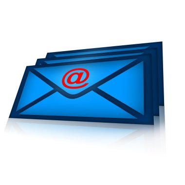 Email correspondence clipart