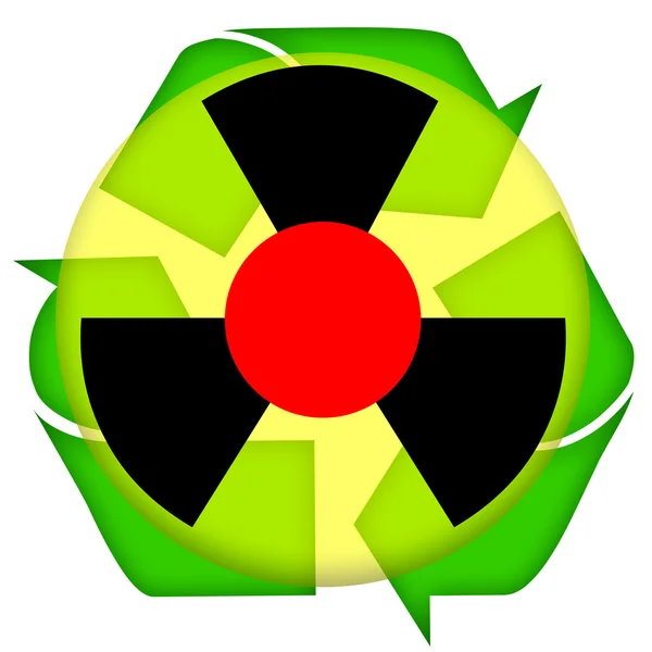Nükleer simgesi — Stok fotoğraf