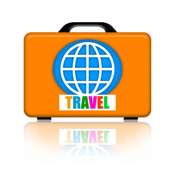 Suitcase for travel — Stock Photo, Image