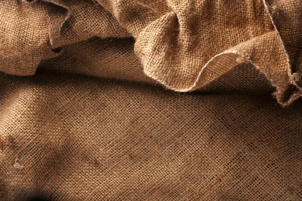 Текстурный Бежевый Промышленный Мешок Фона — стоковое фото