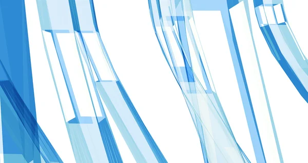 Abstrakter blauer Hintergrund mit Copyspace — Stockfoto