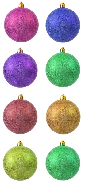 Collectie van gekleurde kerst ornament . — Stockfoto