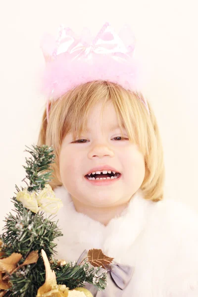 美しい小さなクリスマスの妖精 — ストック写真
