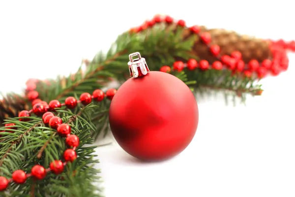 Rama del árbol de Navidad Imágenes de stock libres de derechos