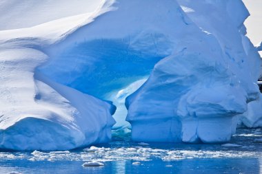 Huge iceberg in Antarctica clipart