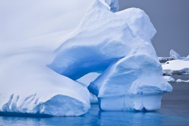 Huge iceberg in Antarctica clipart