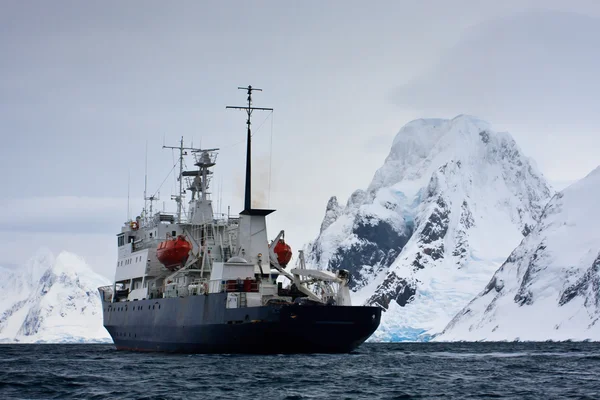 Big ship in Antarctica Stock Picture