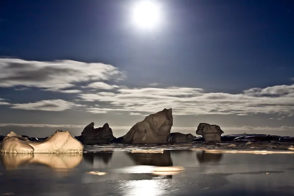 Антарктическая ночь — стоковое фото
