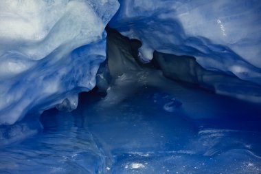 Blue Ice cave clipart